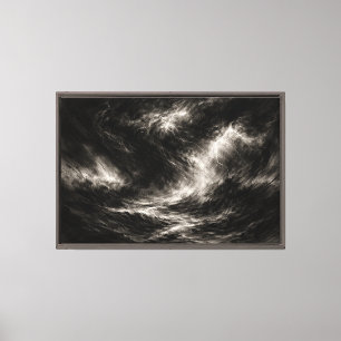 Toile Énergie de tempête chaotique