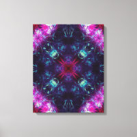 Énergie violette cosmique Art fractal