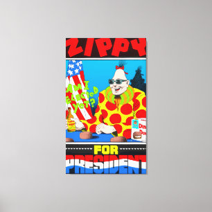 Toile Énergique pour le Président Canvas