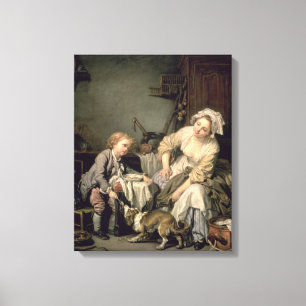 Toile Enfant corrompu, 1765