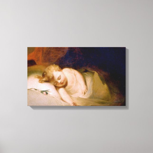 Toile Enfant dormant (par Thomas Sully) (Recto)