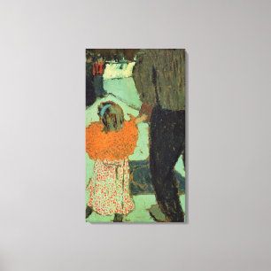 Toile Enfant portant une écharpe rouge, c. 1891