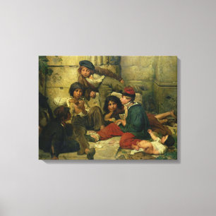Toile Enfants des rues de Paris, 1852