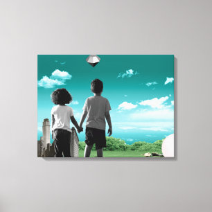 Toile Enfants du futur