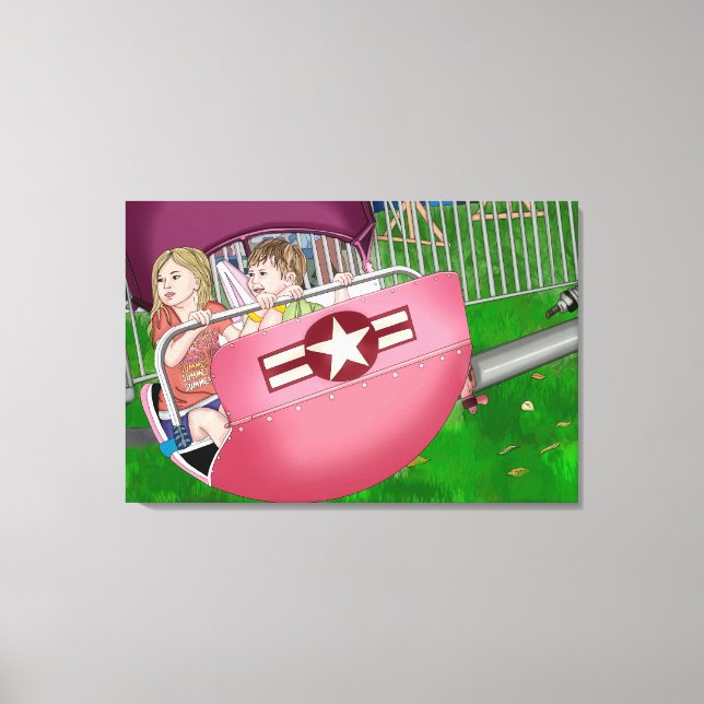 Toile Enfants en art lunaire du Carnaval (Recto)