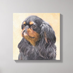Toile English Toy Spaniel Peinture Animal Art original
