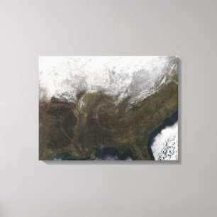 Toile Enneigement au-dessus des Etats-Unis