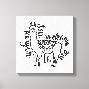 Toile Enregistrer Le Drame Pour Votre Llama