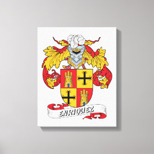 Toile Enriquez Family Crest