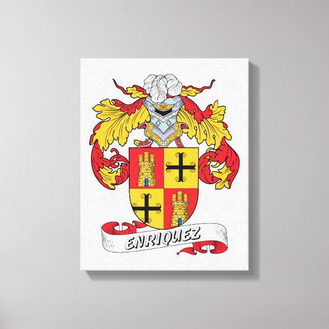 Toile Enriquez Family Crest (Recto)