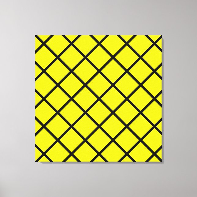 Toile enrobée de croix de Crises Noires Jaunes (Recto)