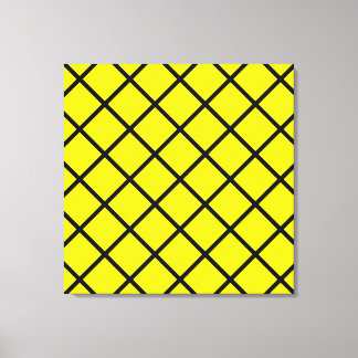 Toile enrobée de croix de Crises Noires Jaunes