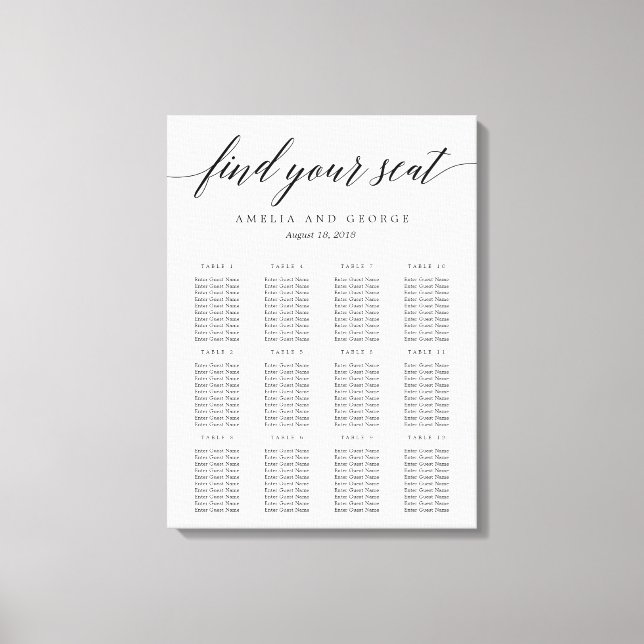Toile enrobée de tableau de bord de script moderne (Recto)