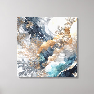 Toile enrobée d'encre d'hiver