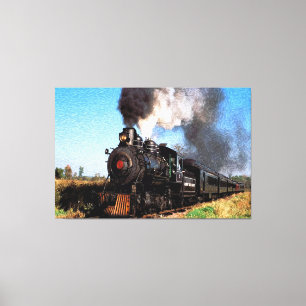 Toile enrobée du train 2
