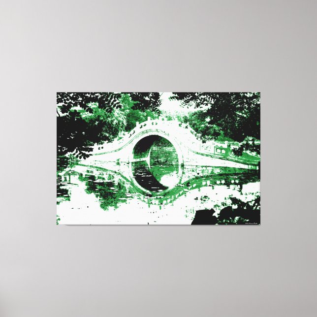 Toile enrobée d'un pont historique (Recto)
