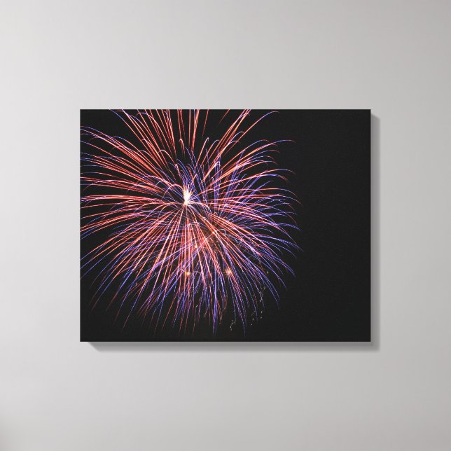 Toile enrobée Fireworks (Recto)