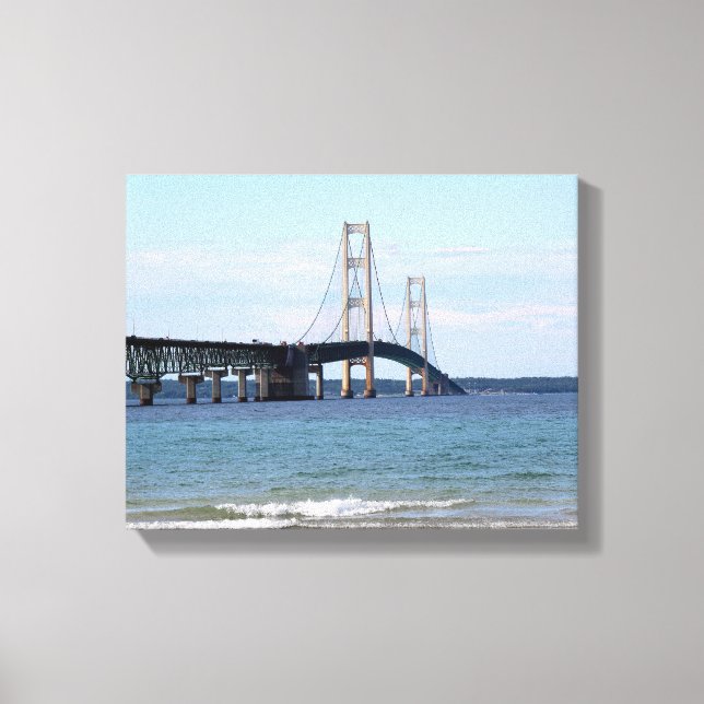 Toile enroulée du pont Mackinac (Recto)