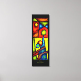 Toile enroulée, Équilibre, Peinture Acrylique