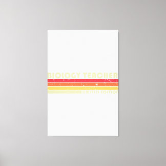 Toile ENSEIGNANT EN BIOLOGIE Funny Titre du travail Prof