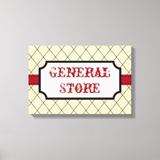 Toile Enseigne de magasin général Art