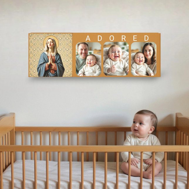 Toile Ensemble de prière Divine Grace - Photo de bébé AD (Créateur téléchargé)