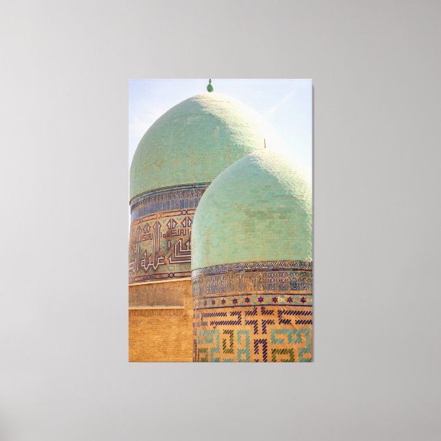 Toile Ensemble Shah-i-Zinda à Samarkand, Ouzbékistan (Recto)