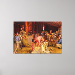 Toile Entendre les béliers Tom Roberts 1890 Art australi