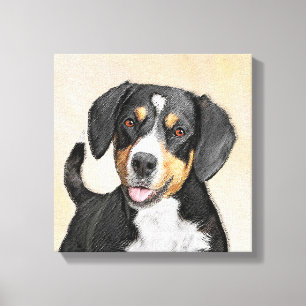 Toile Entlebucher Mountain Dog Peinture - Art original