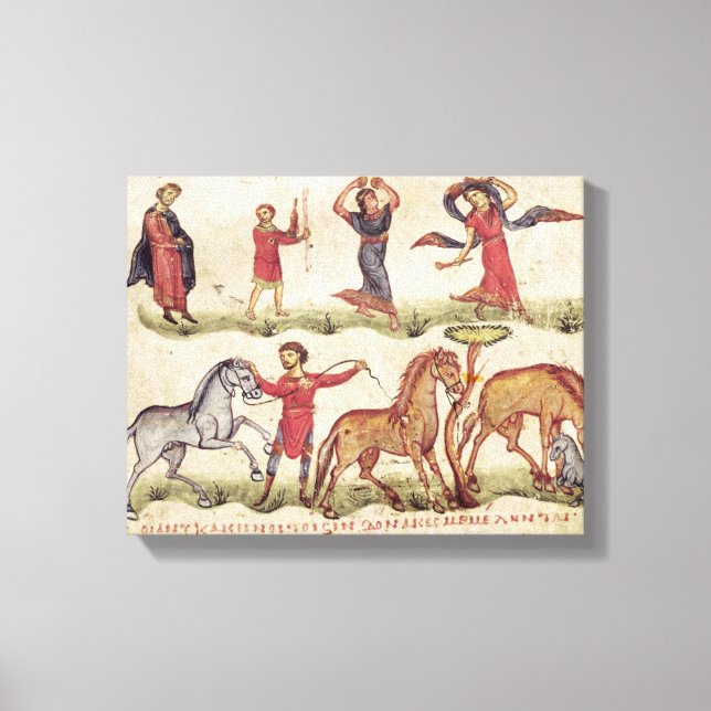 Toile Entraîneurs de chevaux (Recto)