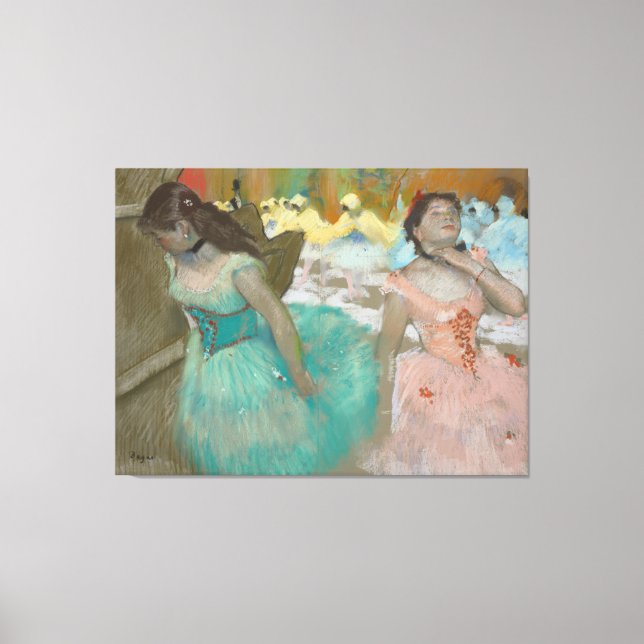 Toile Entrance of the Masked Dancers Degas (Recto)