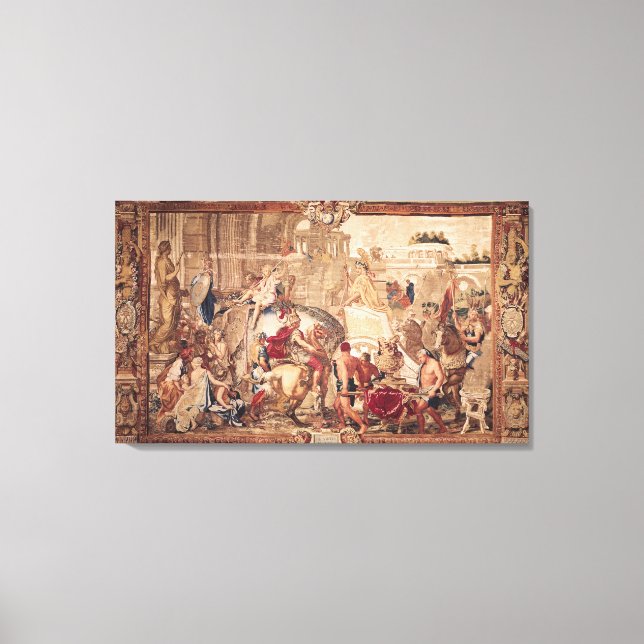 Toile Entrée d'Alexandre III le Grand dans (Recto)
