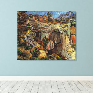 Toile Entrée de la carrière, Saint-Remy par Vincent van