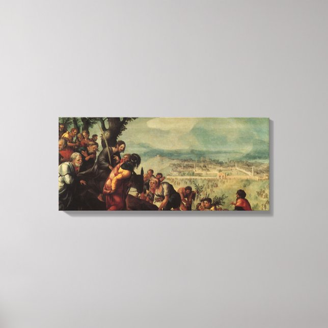 Toile Entrée du Christ à Jérusalem (Recto)