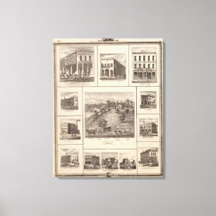 Toile Entreprises en ville de Charles, Davenport