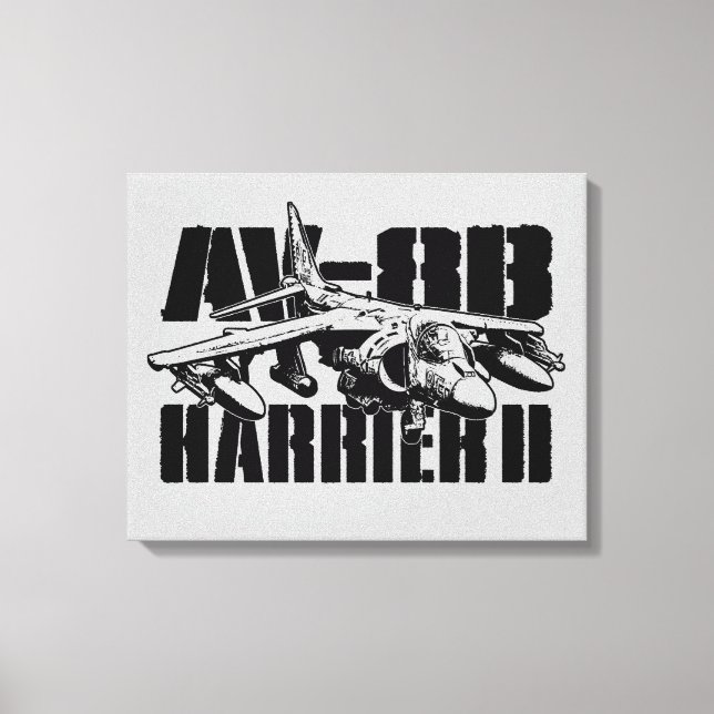 Toile enveloppée AV-8B Harrier II (Recto)