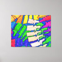 Toile Enveloppée d'art de la colonne vertébrale co