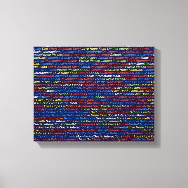 Toile enveloppée d'autisme (brillante) (Recto)