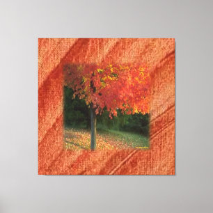 Toile enveloppée d'automne