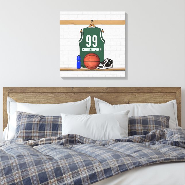 Toile enveloppée de Jersey de basket-ball personna (Insitu(Chambre))