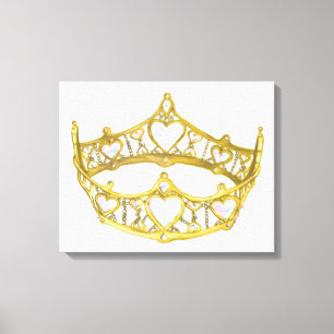 Toile enveloppée de la couronne de la Reine des Co