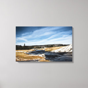 Toile enveloppée de la rivière Firehole