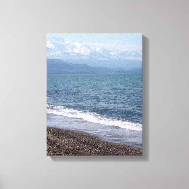 Toile Enveloppée De La Scène De Plage (Recto)