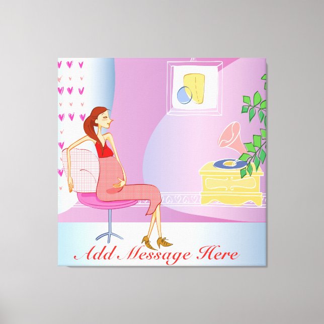 Toile enveloppée de maman Maternité (Recto)