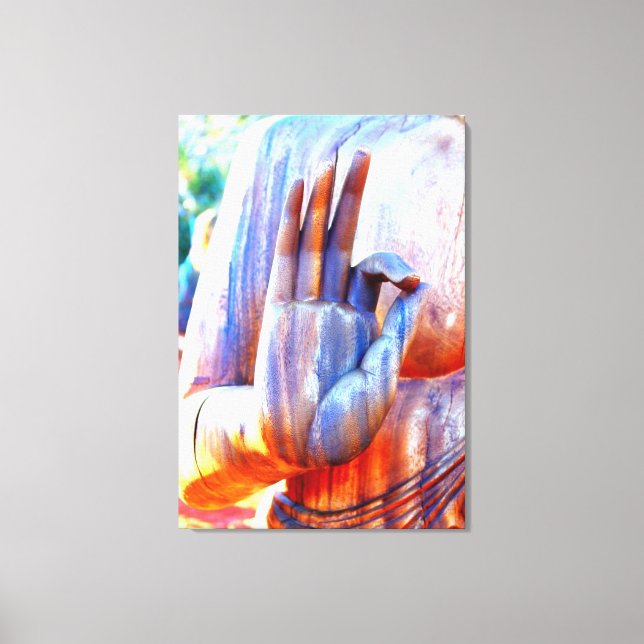 Toile enveloppée de mudra A-ok (Recto)