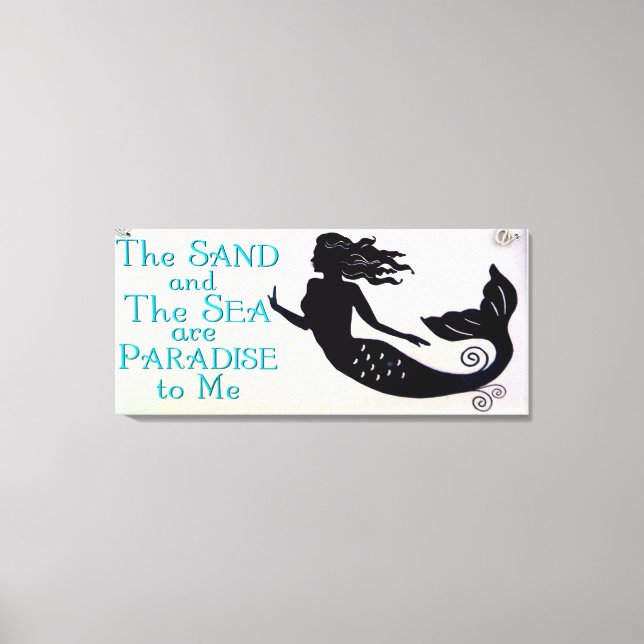 toile enveloppée de sable et de sirène de mer (Recto)