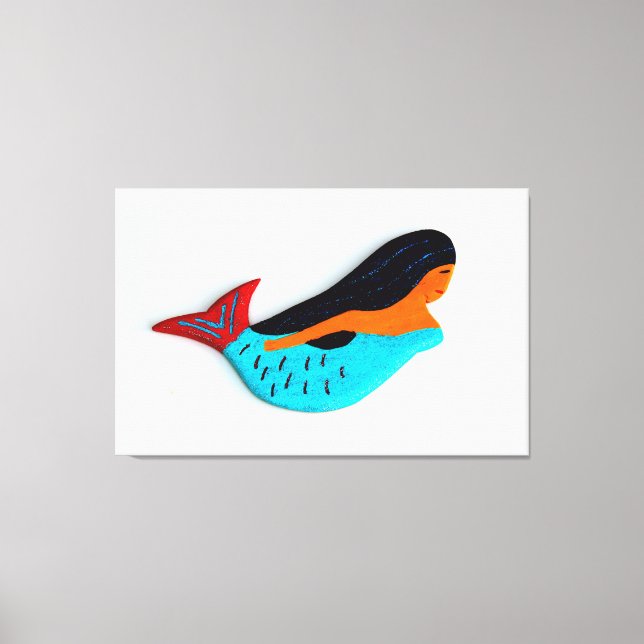 toile enveloppée de sirène de brune (Recto)