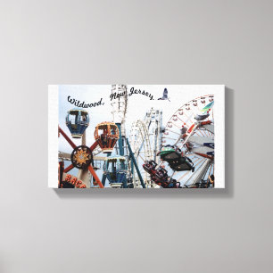 Toile enveloppée de texte de la jetée de Shore/d