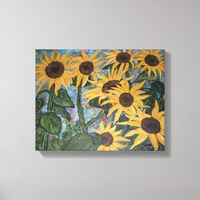 Toile enveloppée de tournesol (Recto)