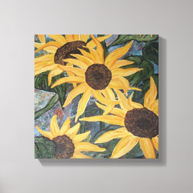Toile enveloppée de tournesol (Recto)